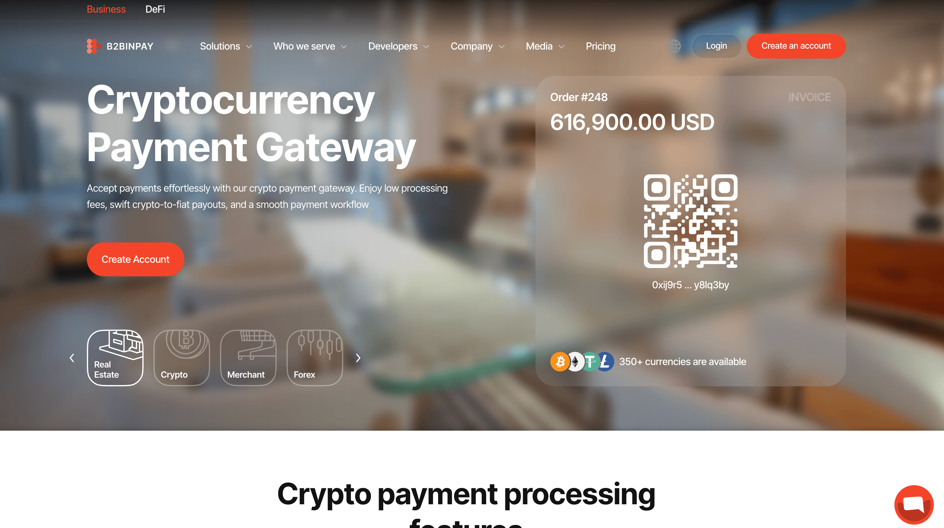 B2binpay - website