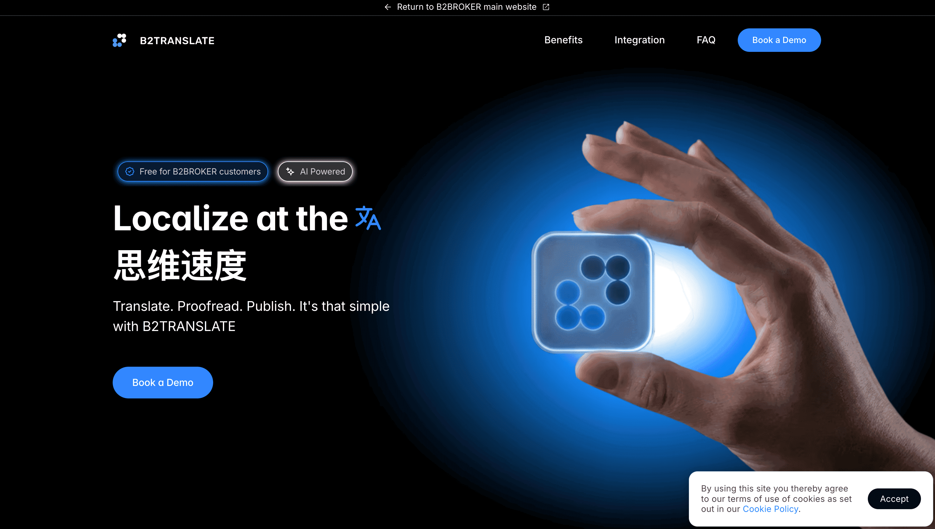B2TRANSLATE - website