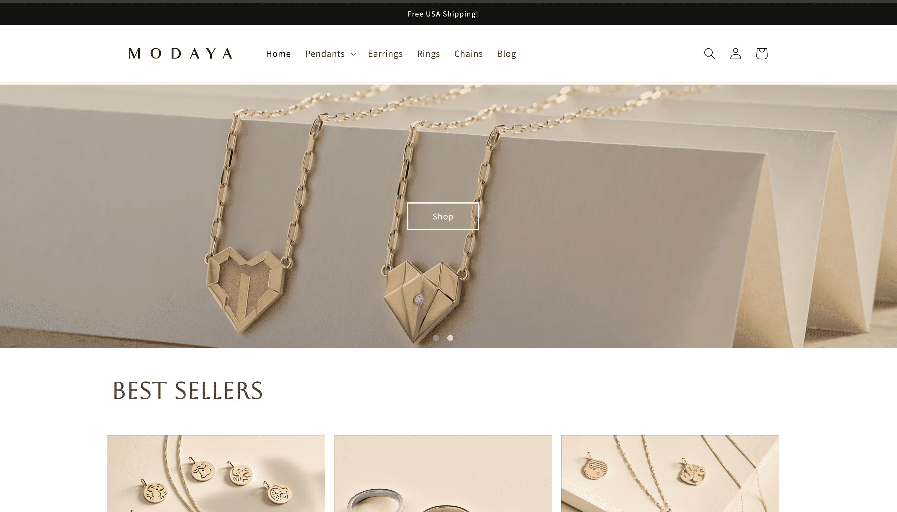 Modaya - website